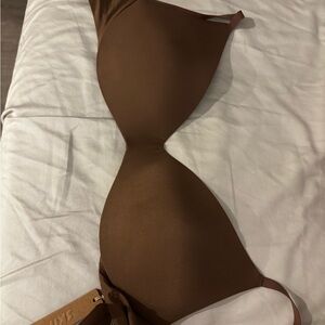SKIMS Chocolate pushup Bra